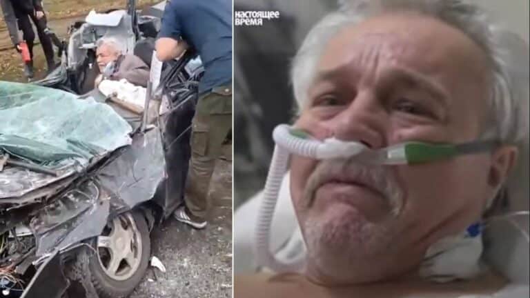 Przejechał po nim czołg. Ukrainiec powiedział dziennikarzom co zrobi jak wyjdzie ze szpitala