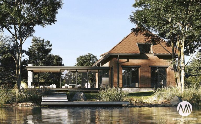 Nowoczesne domy wkomponowane w otoczenie