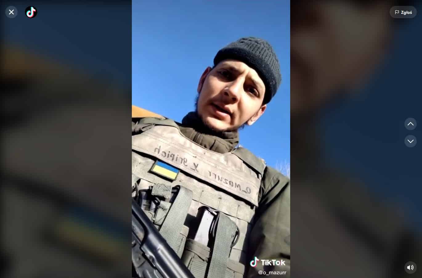 Ukraiński żołnierz z apelem do Kaczyńskiego: "Panie Jareczku kochany" ukraina Olsztyn, Wiadomości