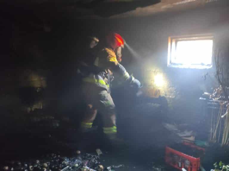 Pożar gospodarstwa. Nie żyje 72-latek