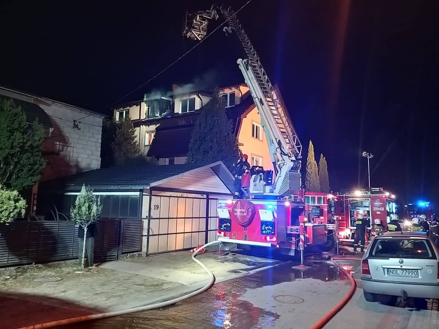 W pożarze domu zginął 32-latek pożar Olsztyn, Wiadomości, zPAP