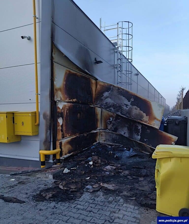 Podpalił centrum handlowe