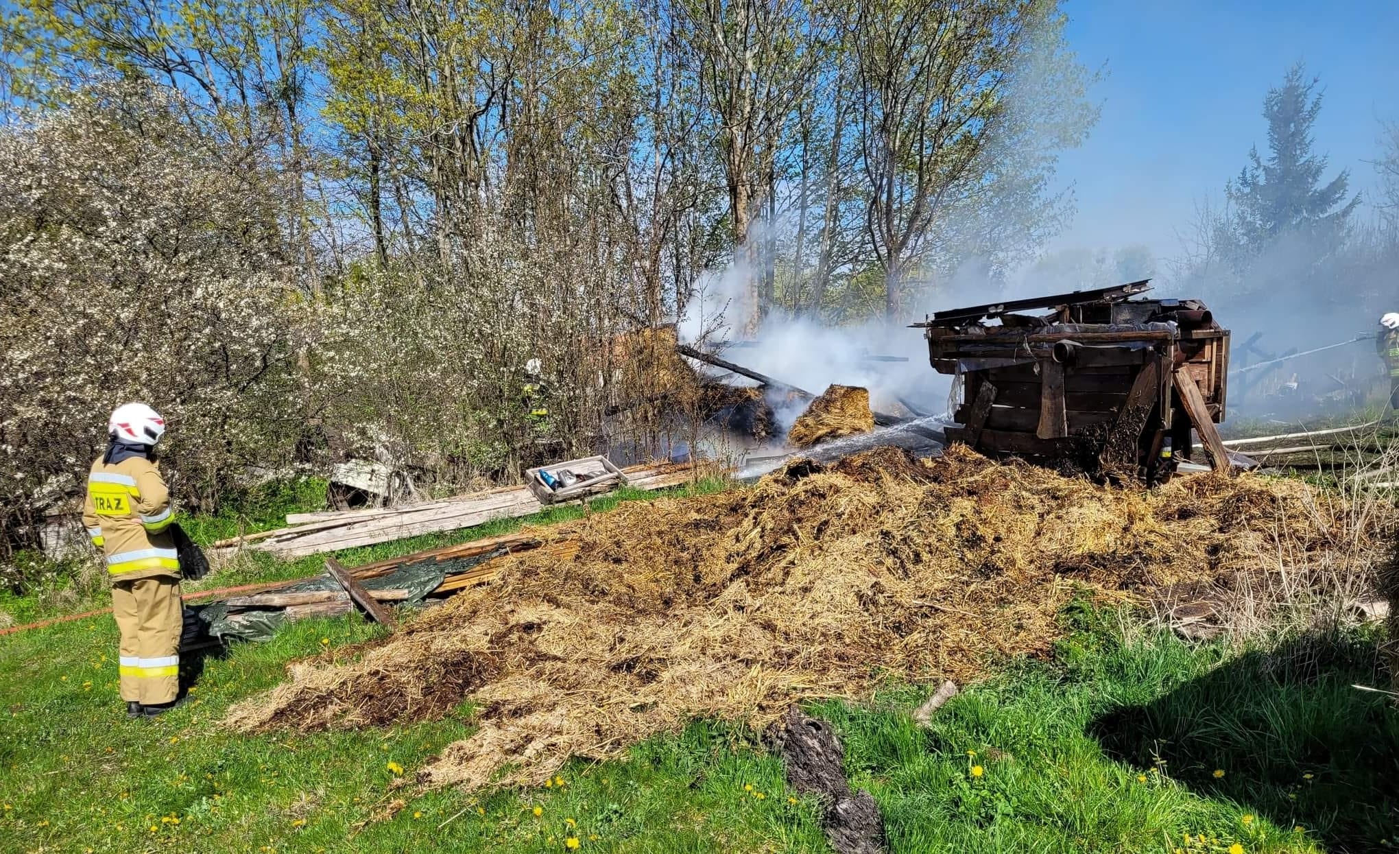 54-latek zginął w pożarze pożar Olsztyn, Wiadomości, zPAP