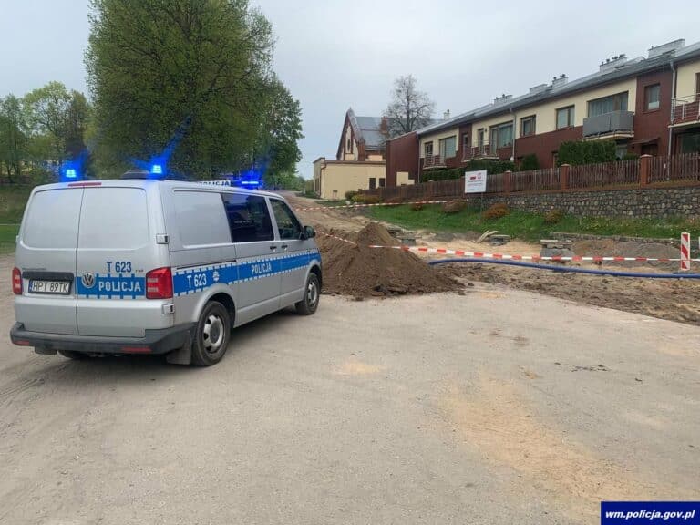 Konieczna była ewakuacja mieszkańców po odkryciu w wykopach
