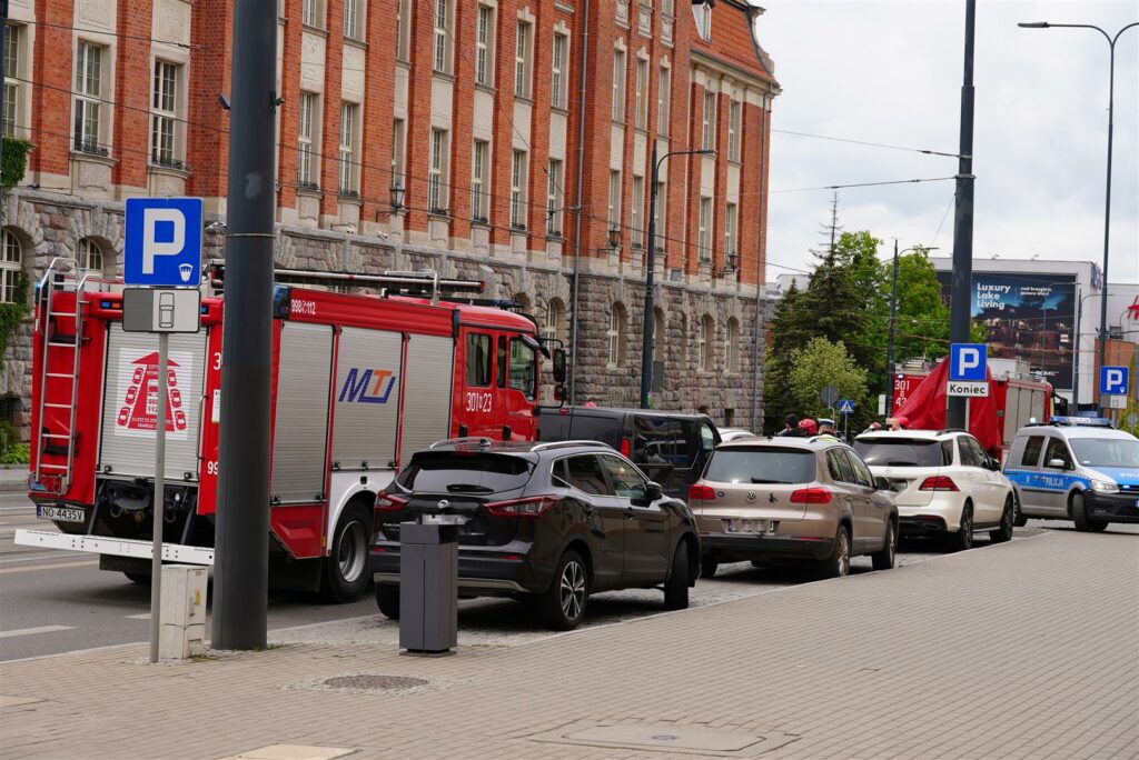 Zderzenie trzech aut w centrum Olsztyna