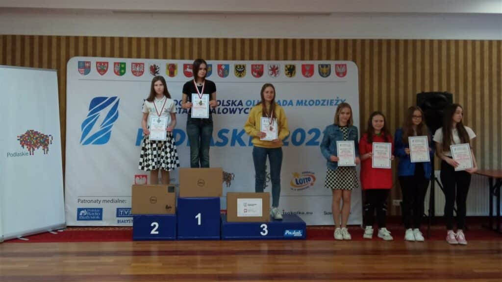 Anna Kawa z Olsztyna Wicemistrzynią Polski Juniorek w Szachach 2022