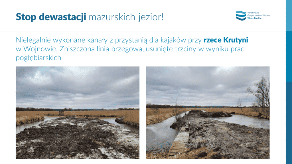 Stop dewastacji mazurskich jezior!