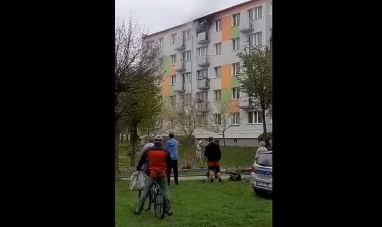 Starsza kobieta zginęła w pożarze mieszkania na 4 piętrze