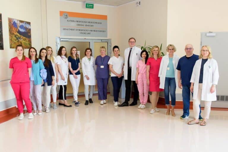 Diamentowy certyfikat dla Oddziału Udarowego Kliniki Neurologii Szpitala Klinicznego UWM