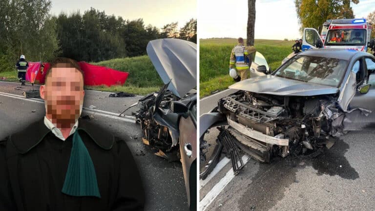 Prokurator zapoznaje się z opinią biegłego ws. wypadku, w którym uczestniczył adwokat Paweł K.