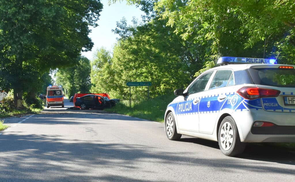 Tragiczny wypadek. 26-letni kierowca zginął na miejscu wypadek Pisz, Wiadomości