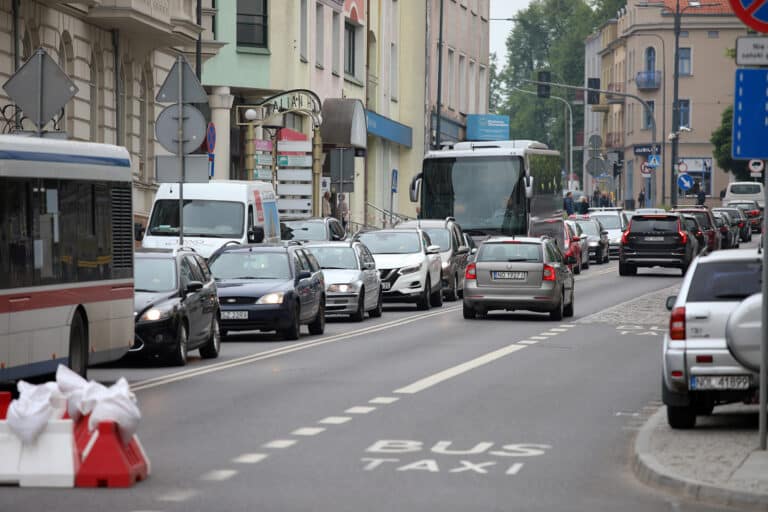 Nowa organizacja ruchu w centrum Olsztyna