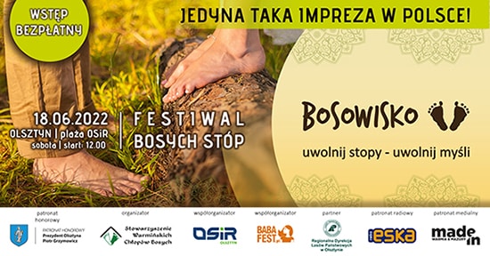 Festiwal Bosych Stóp - BOSOWISKO 3 "uwolnij stopy - uwolnij myśli"