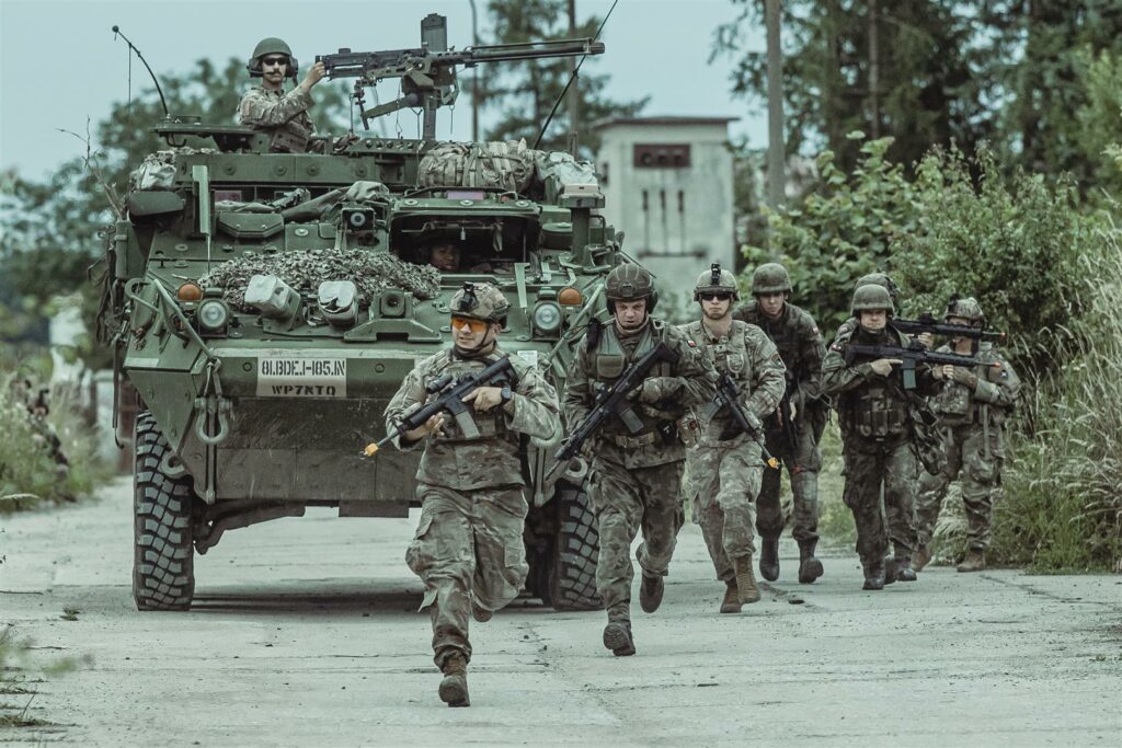 Odbyło się szkolenie taktyczne w terenie zurbanizowanym pod dowództwem amerykańskiej batalionowej grupy bojowej NATO
