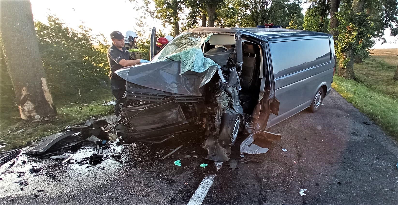 Kierował na zakazie i rozbił auto. Zmarł w szpitalu wypadek Wiadomości, Olsztyn