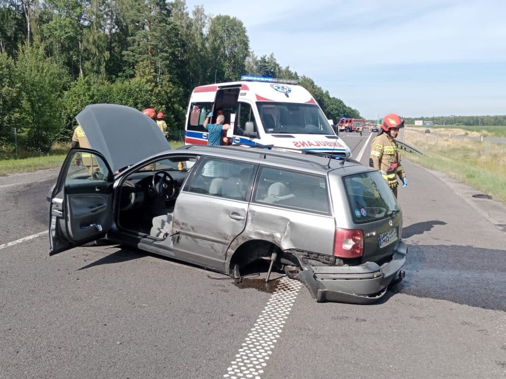 Zderzyły się ze sobą Volkswagen Passat i Ford Transit wypadek Braniewo, Wiadomości