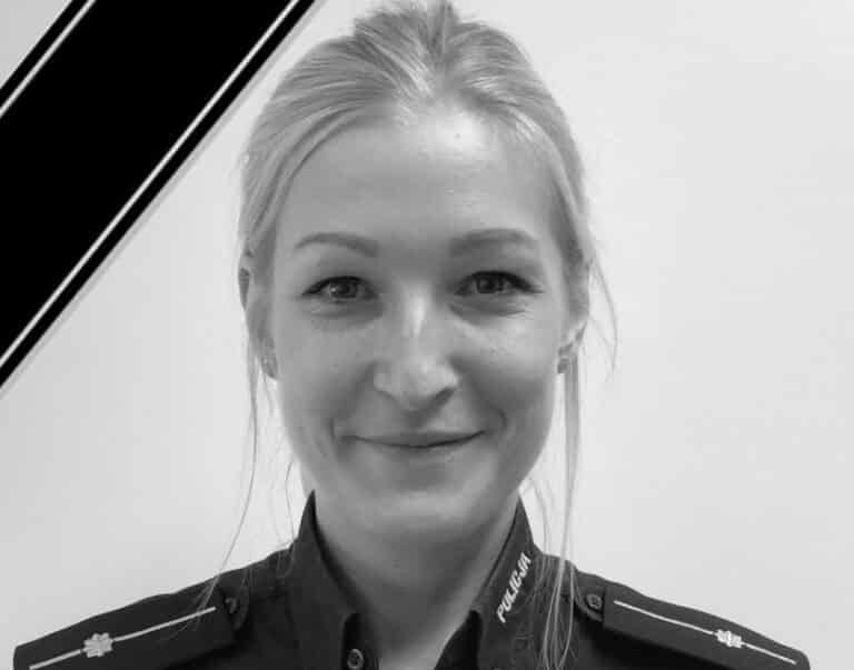 Zmarła mł. asp. Katarzyna Chomej. Osierociła dwóch sześcioletnich synków