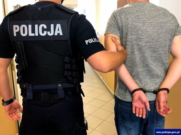 Najpierw pobił matkę i wykręcił jej rękę. Potem ukradł z garażu dwa silniki