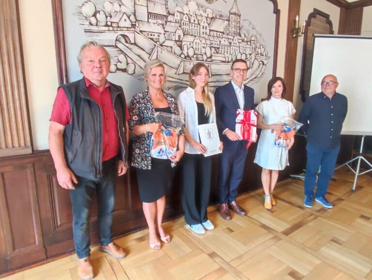Utalentowana kolarka z wizytą u Prezydenta