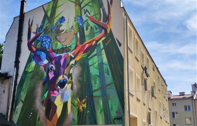 Olsztyn z nowym muralem