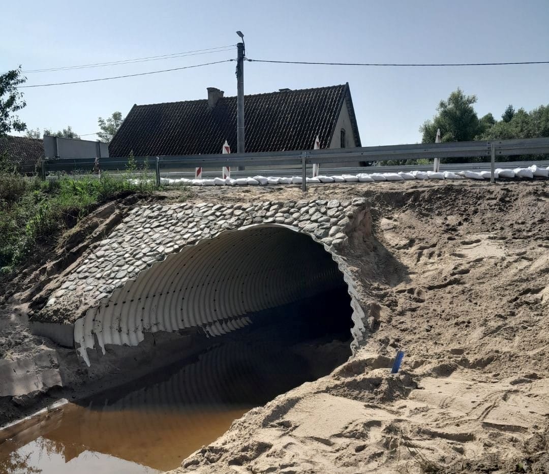 Naprawiono most w Barczewku ruch drogowy Materiał zewnętrzny