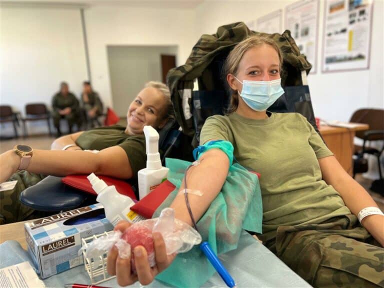 Rekordowa zbiórka krwi. Żołnierze WOT oddali  23,4 litry