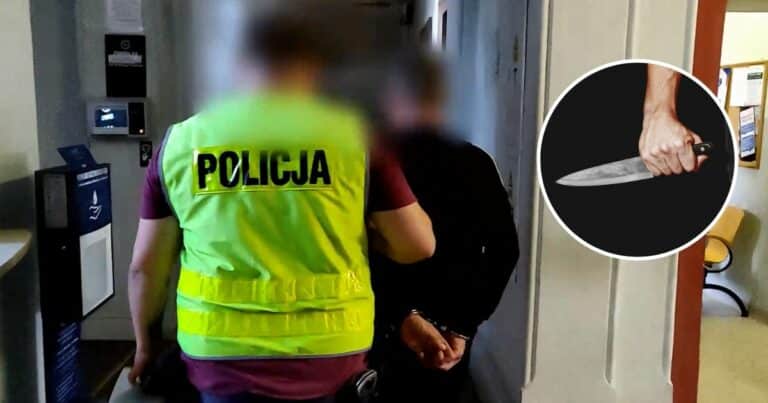 23-letni mieszkaniec powiatu olsztyńskiego został zaatakowany nożem przez 38-latka