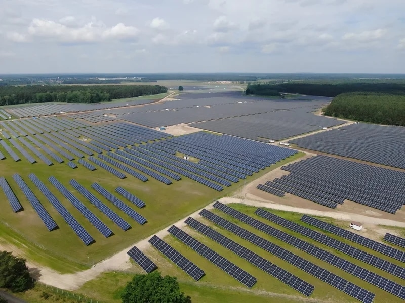 Ostatni etap budowy farmy PV Wielbark gospodarka Wiadomości, Olsztyn