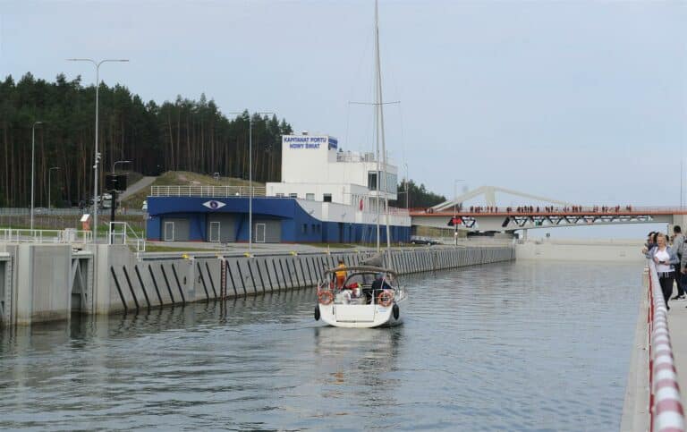 Liczba robi wrażenie? Podano ile jednostek przeprawiło się Kanałem Żeglugowym przez Mierzeję Wiślaną