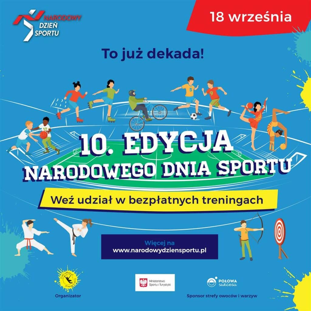 Podpowiadamy, jak zostać sportowcem! Narodowy Dzień Sportu 18 września w całej Polsce sport Materiał zewnętrzny, Wiadomości