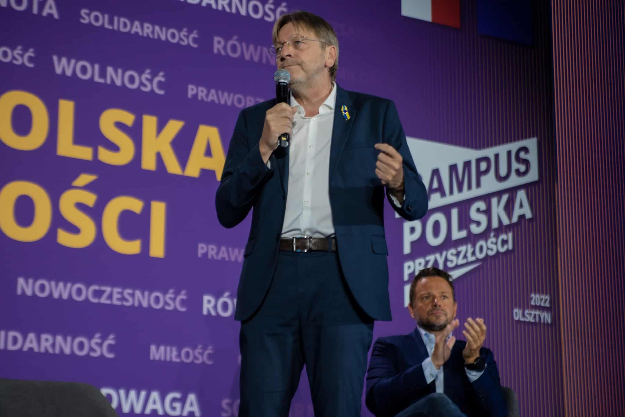 Verhofstadt w Olsztynie: w UE należy odejść od zasady jednomyślności polityka Olsztyn, Wiadomości, zShowcase