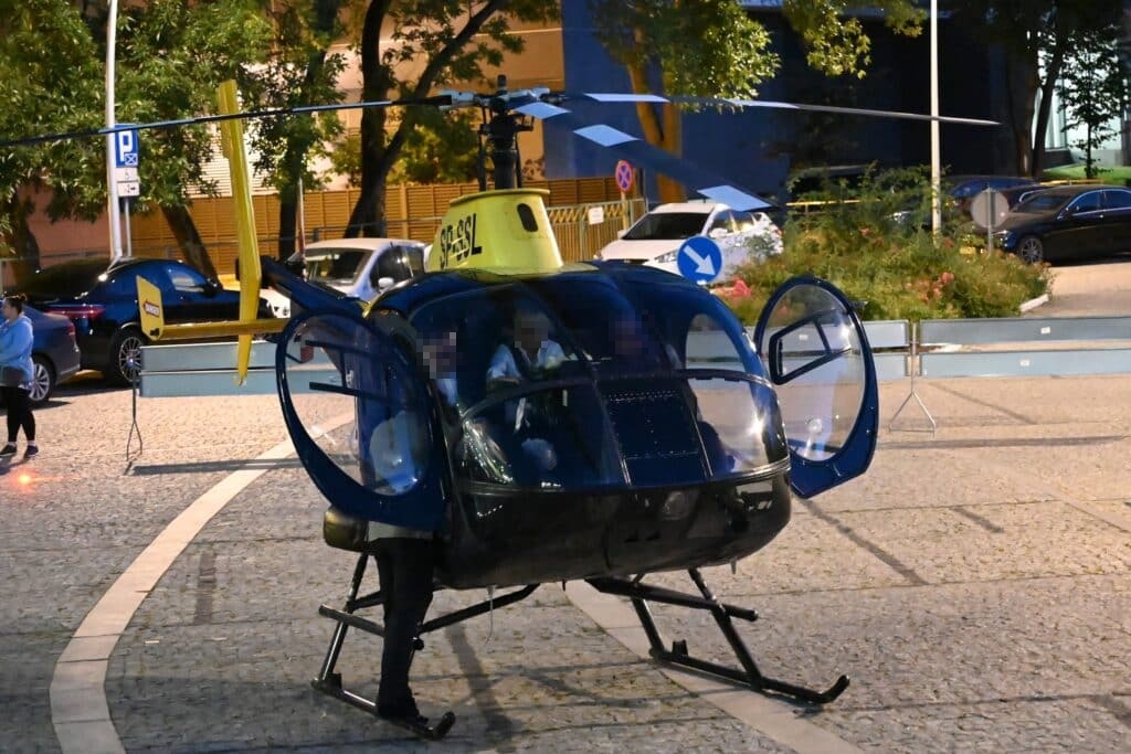 Znany milioner? Wiemy, kto odleciał helikopterem z Wielkiej Gali w olsztyńskiej filharmonii kultura Olsztyn, Wiadomości