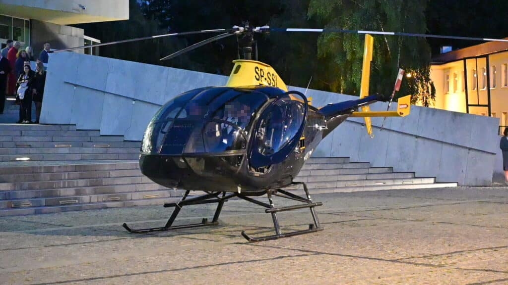 Znany milioner? Wiemy, kto odleciał helikopterem z Wielkiej Gali w olsztyńskiej filharmonii kultura Wiadomości
