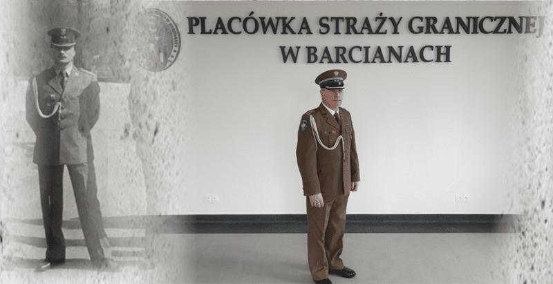 Ppłk SG Wiesław Dyśko - komendant placówki obchodził czterdziesty jubileusz w ochronie polskich granic