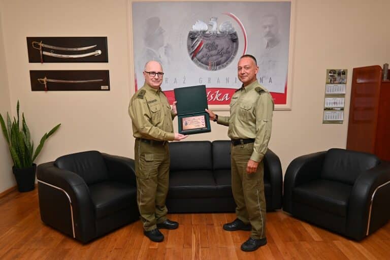 Ppłk SG Wiesław Dyśko – komendant placówki obchodził czterdziesty jubileusz w ochronie polskich granic