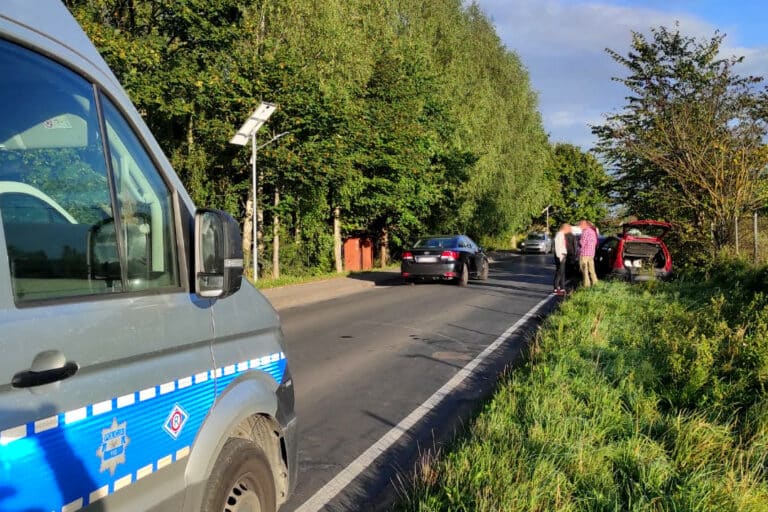 Poranne zderzenie czołowe na trasie Jonkowo-Olsztyn