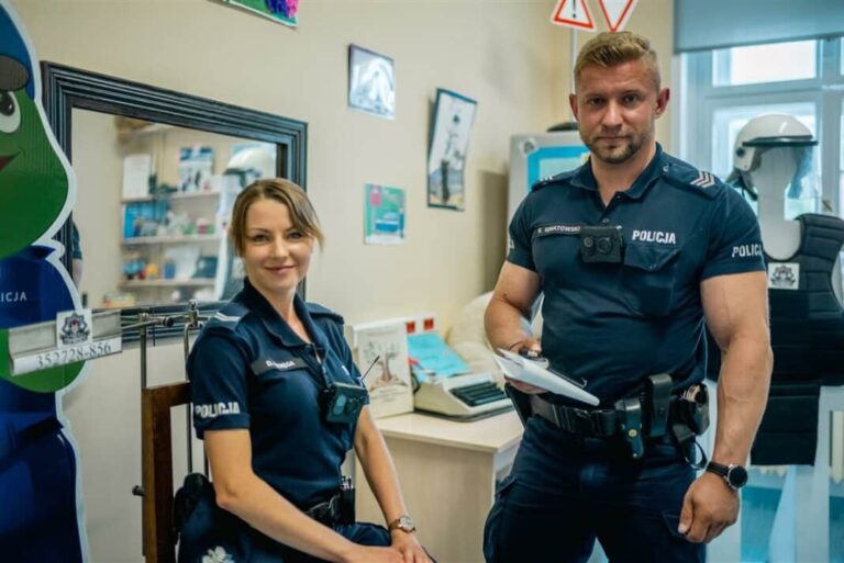 policjanci z sąsiedztwa Olsztyn