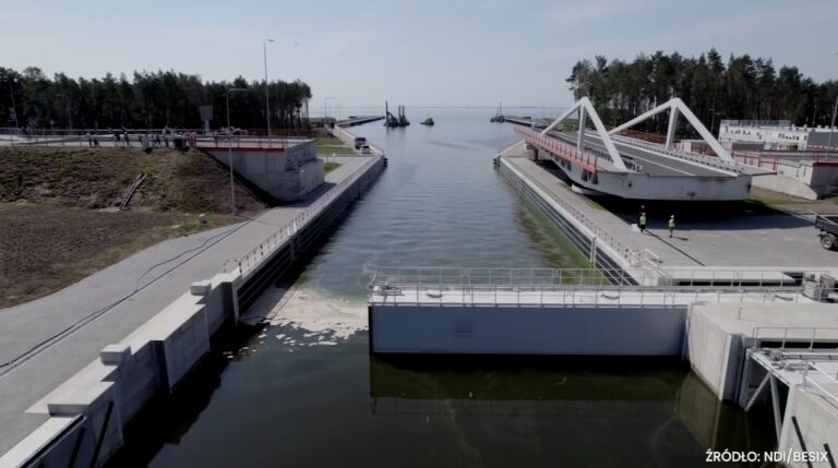 Ostatnie prace przed otwarciem Kanału Żeglugowego na Mierzei Wiślanej