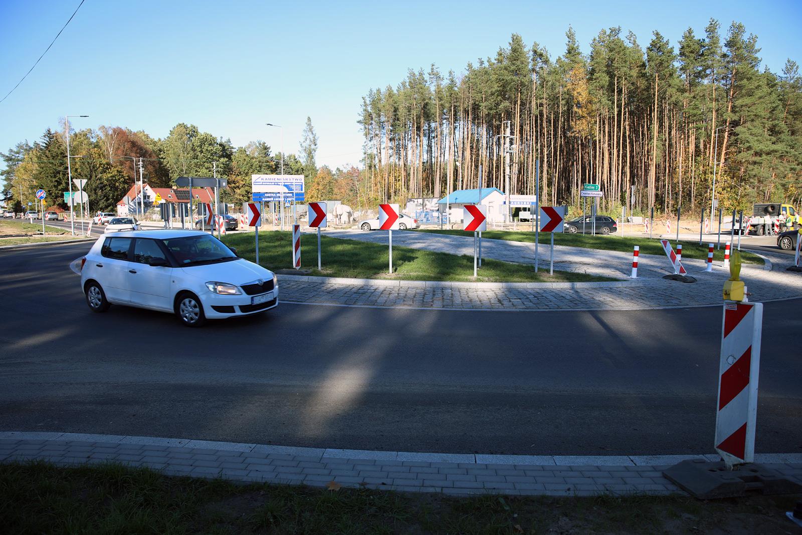 Rondo w Dywitach już otwarte ruch drogowy Olsztyn, Wiadomości, zPAP