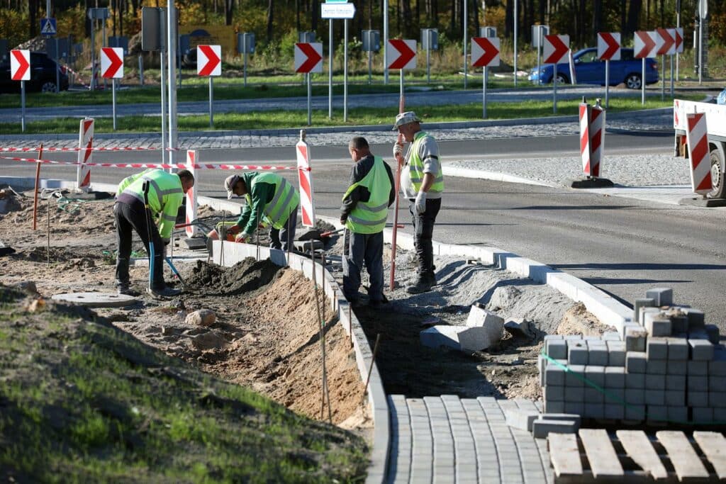 Rondo w Dywitach już otwarte ruch drogowy Olsztyn, Wiadomości