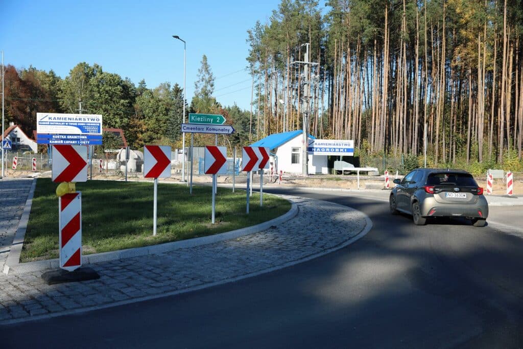 Rondo w Dywitach już otwarte ruch drogowy Olsztyn, Wiadomości