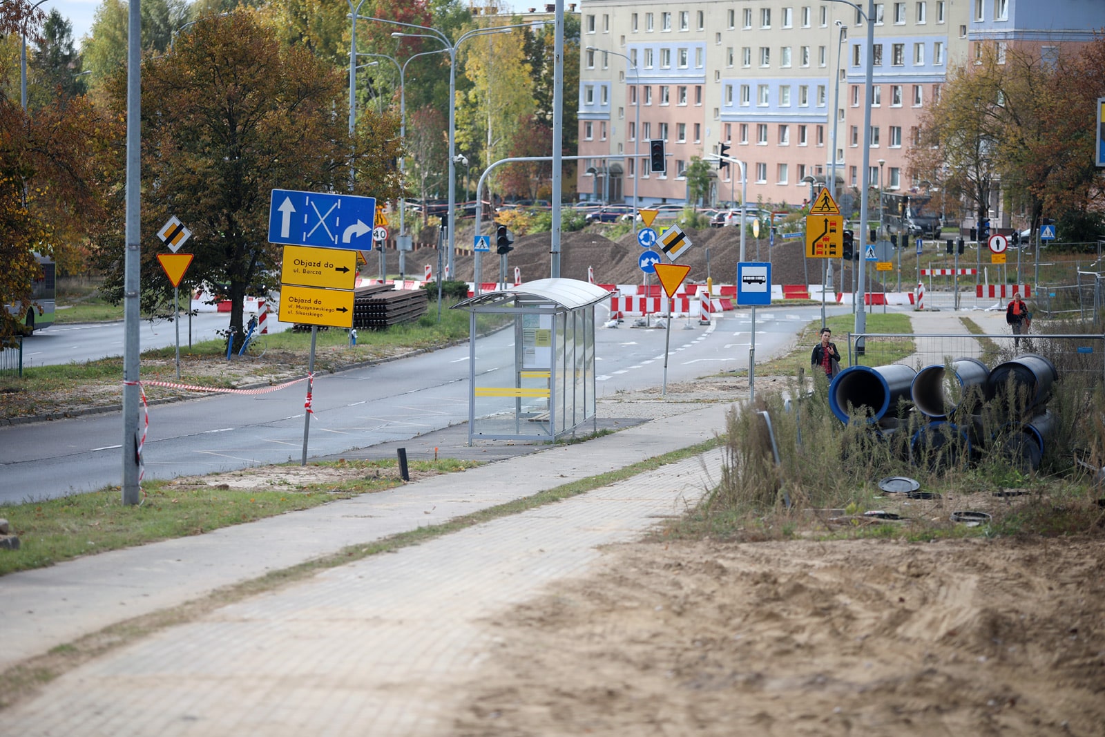 Zmiany organizacji ruchu na ul. Krasickiego tramwaje Galerie, Olsztyn, Wiadomości