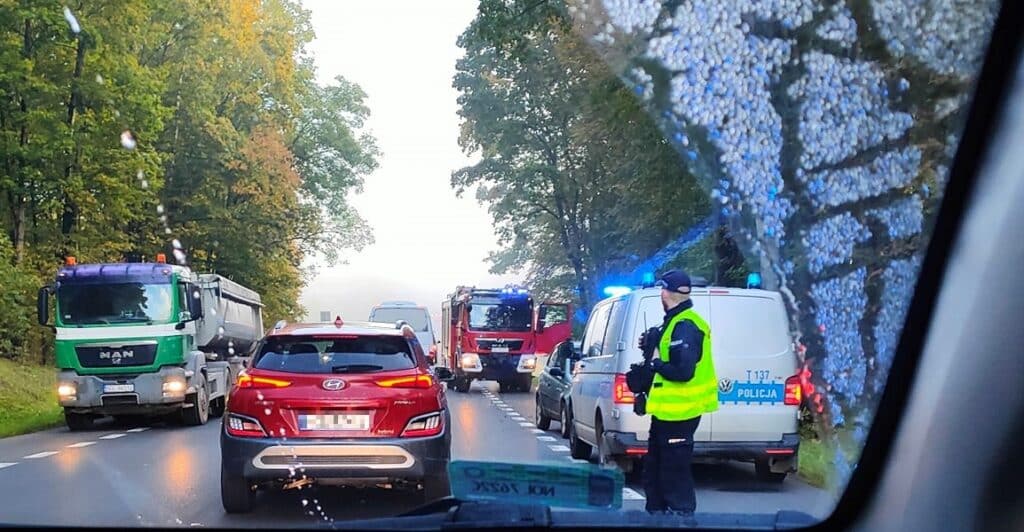 Śmiertelny wypadek na drodze wyjazdowej z Olsztyna wypadek Olsztyn, Wiadomości