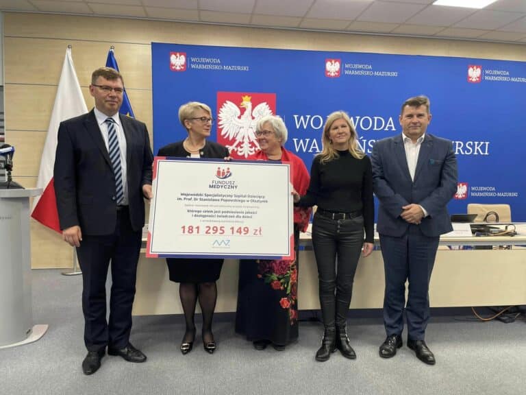 181 mln zł dla Szpitala Dziecięcego na nowe skrzydło w którym leczone będą dzieci