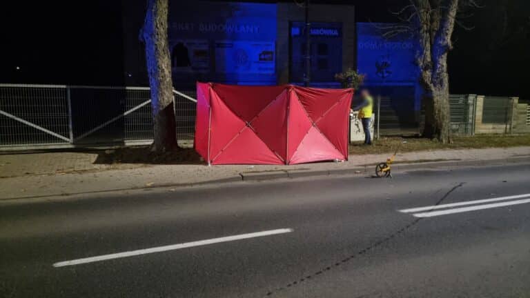 Zginęła 55-letnia piesza potrącona przez samochód