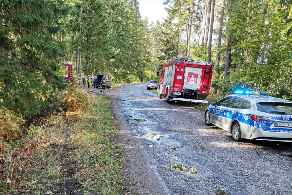 Śmierć kierowcy. Wszczęto śledztwo mające na celu wyjaśnienie okoliczności tragedii na drodze wypadek Gołdap, Wiadomości