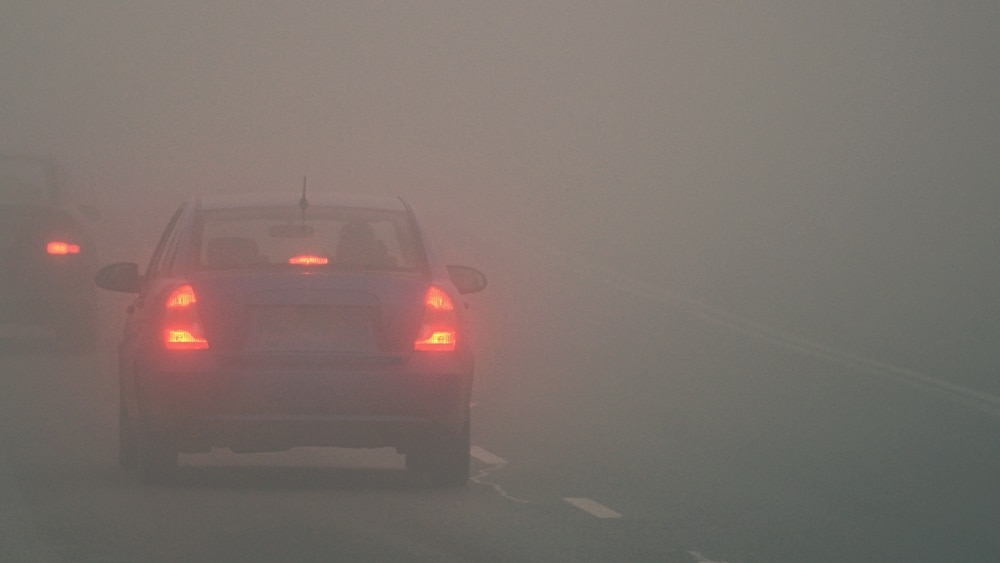GDDKiA: ślisko na drogach Warmii i Mazur. W wielu regionach mgły pogoda Artykuł sponsorowany, Olsztyn, Wiadomości