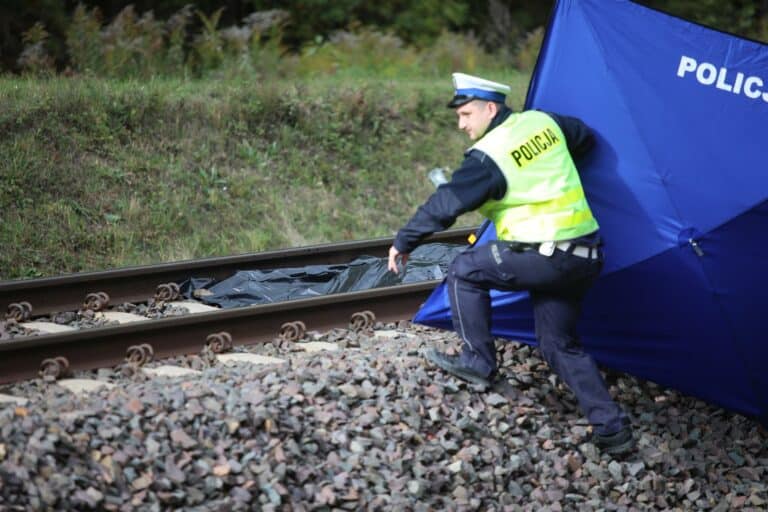 Pod Olsztynem pociąg śmiertelnie potrącił mężczyznę