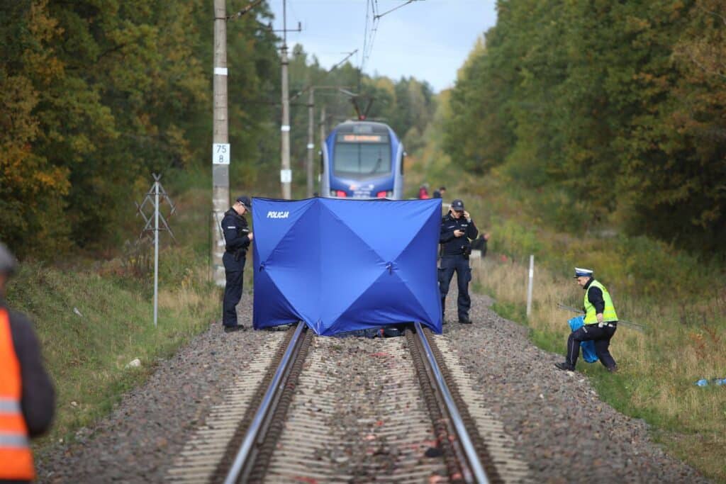 Pod Olsztynem pociąg śmiertelnie potrącił mężczyznę potrącenie Olsztyn, Wiadomości