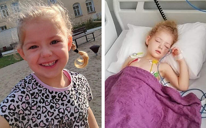 Pięcioletnia Zuzia zmaga się ze złośliwym nowotworem. Lekarze odmówili leczenia, ale pojawiła się nadzieja zdrowie Olsztyn, Wiadomości